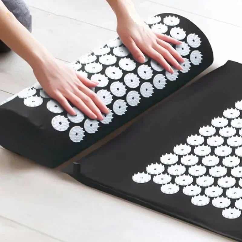 1PC/SET Massager Cushion Acupressure Mat Pillow Relieve Stress Back Pain Massage for Acupuncture Yoga Muscle Relaxation